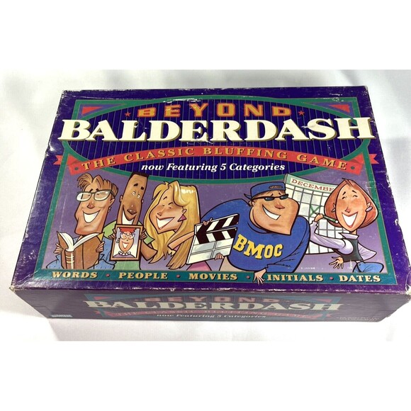Parker Brothers Beyond Balderdash The Classic Bluffing Board Game - Picture 1 of 12